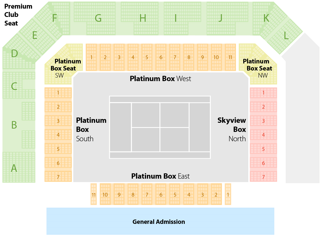 Delray Open Seating Chart